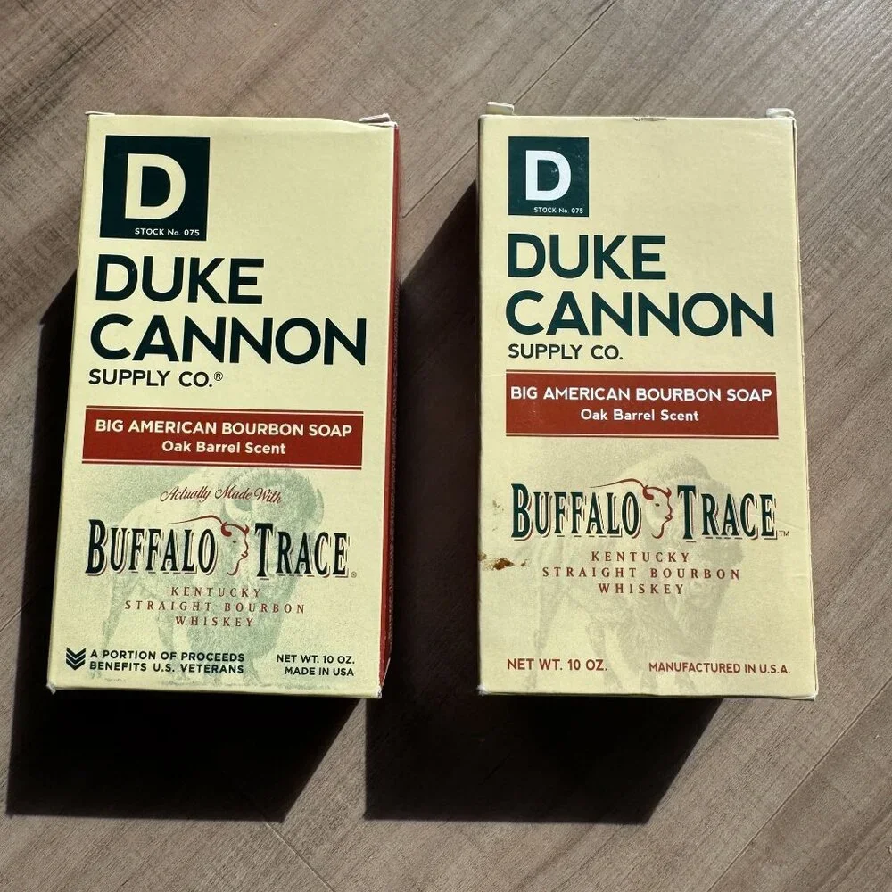 Duke Cannon Big American Bourbon Soap Oak‎ Barrel Scent 10 Oz Buffalo Trace